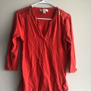 Michael Kors top coral color